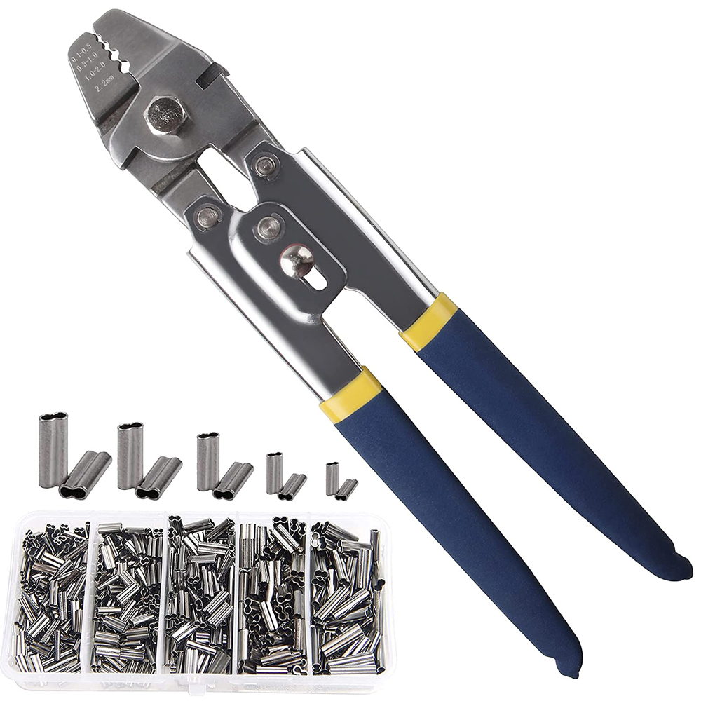 Leader Line - 300 stücke Crimp Angeln Ärmeln Set