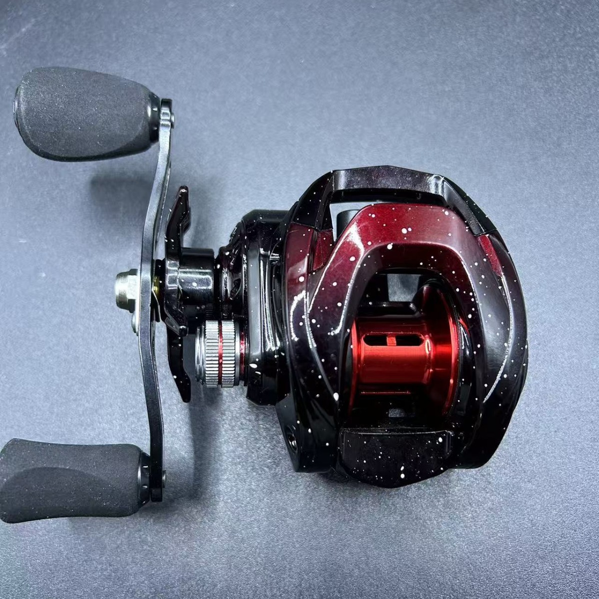 Ice Fishing Line - Baitcasting-Rolle mit Anti-Backlash-Funktion, ultraleichte Weitwurf-Angelrolle mit