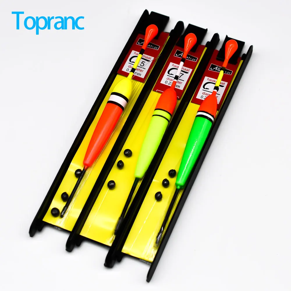 Monofilament Line - Topranc Fishing Bobber Line Kits Angelhaken-Schaum-Angelschwimmer-Set