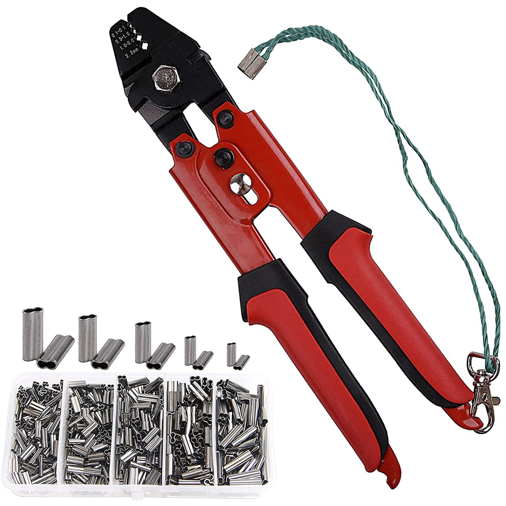 300 stücke Crimp Angeln Ärmeln – Leader Line Bewertung und Preis