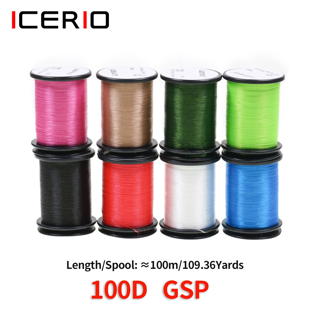 ICERIO 2PCS 100D GSP Fliegenbi – Ice Fishing Line Bewertung und Preis